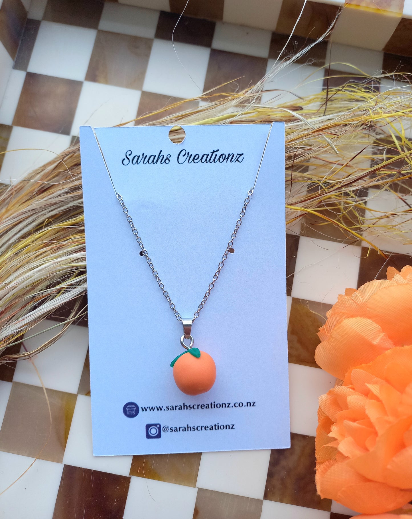 Orange Necklace