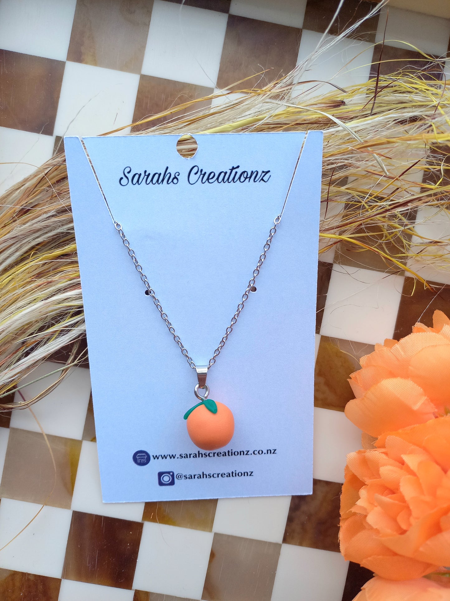 Orange Necklace