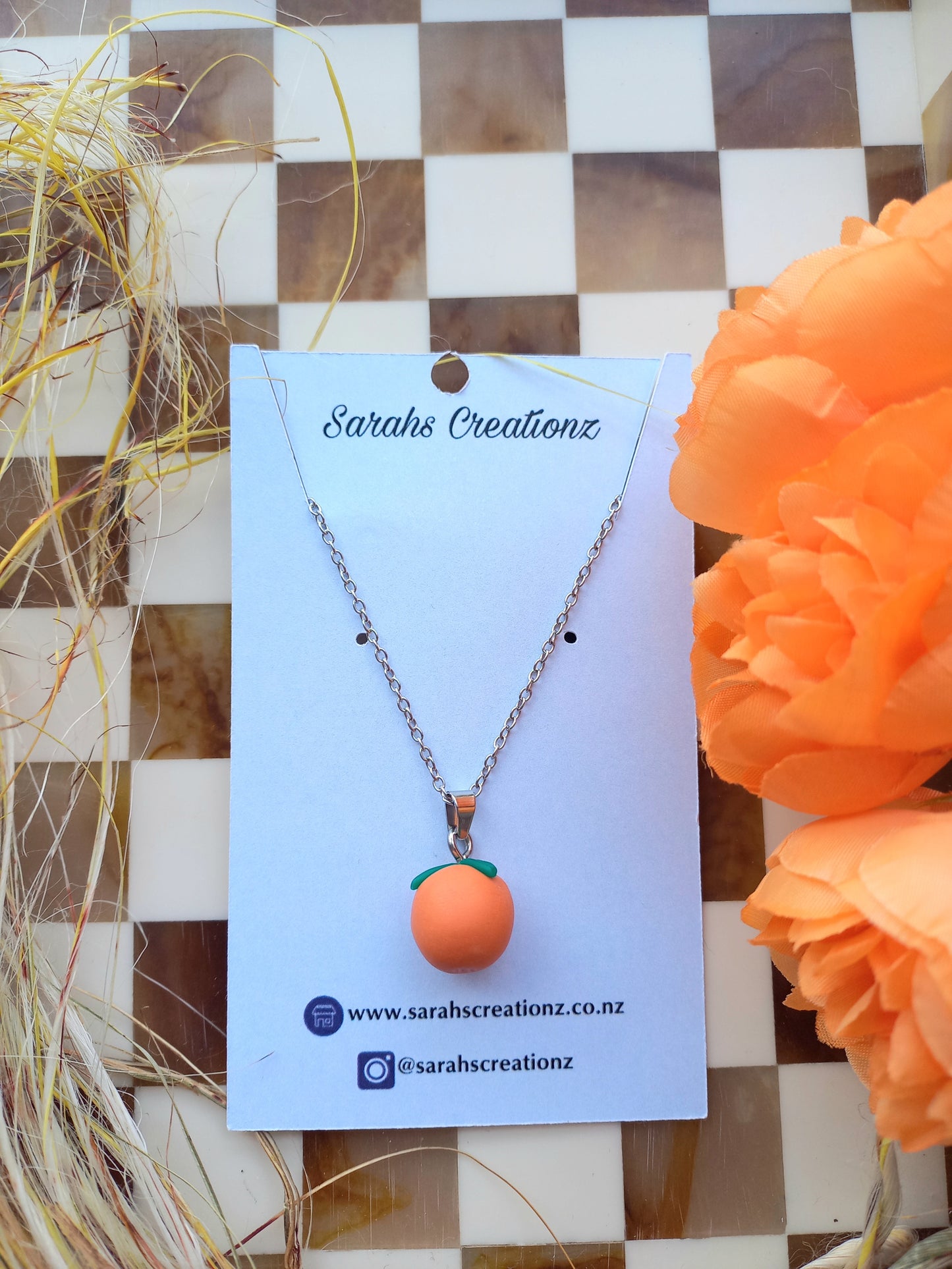 Orange Necklace