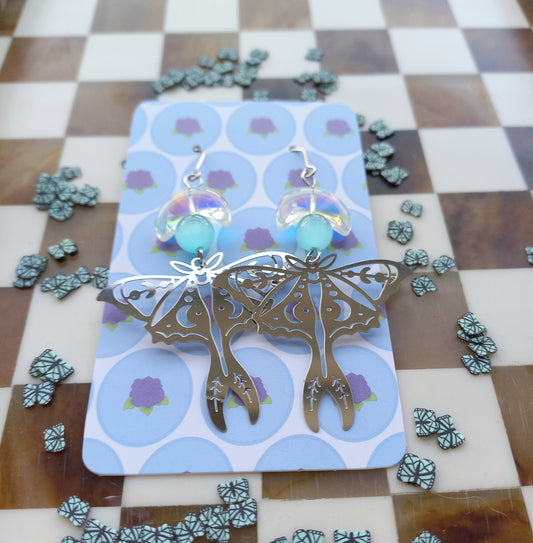 Luna Moth Earrings