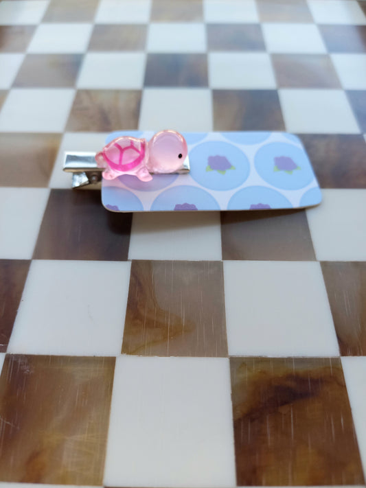 Rose Turtle Hairclip