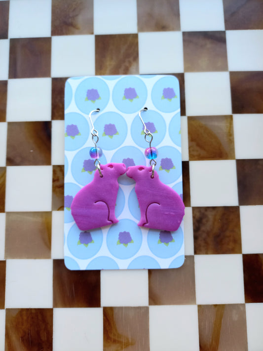Calm Capybara Earrings
