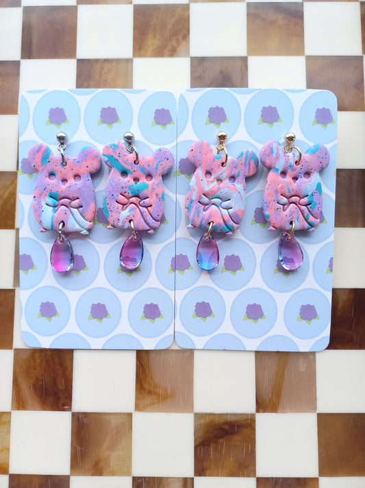 Pastel Mouse Earrings