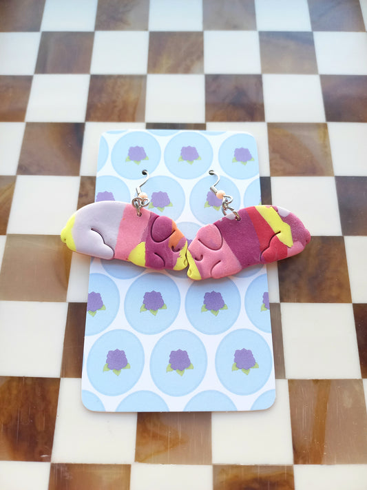 Sleepy Snuggle Pup Earrings