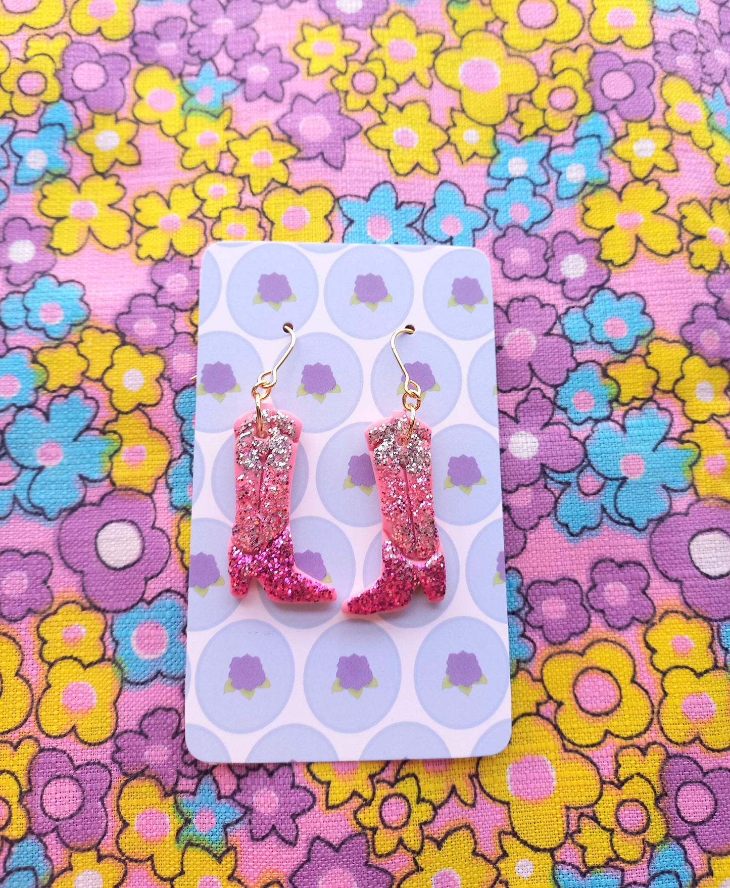 Glittery Boot Earrings | Taylor Inspired