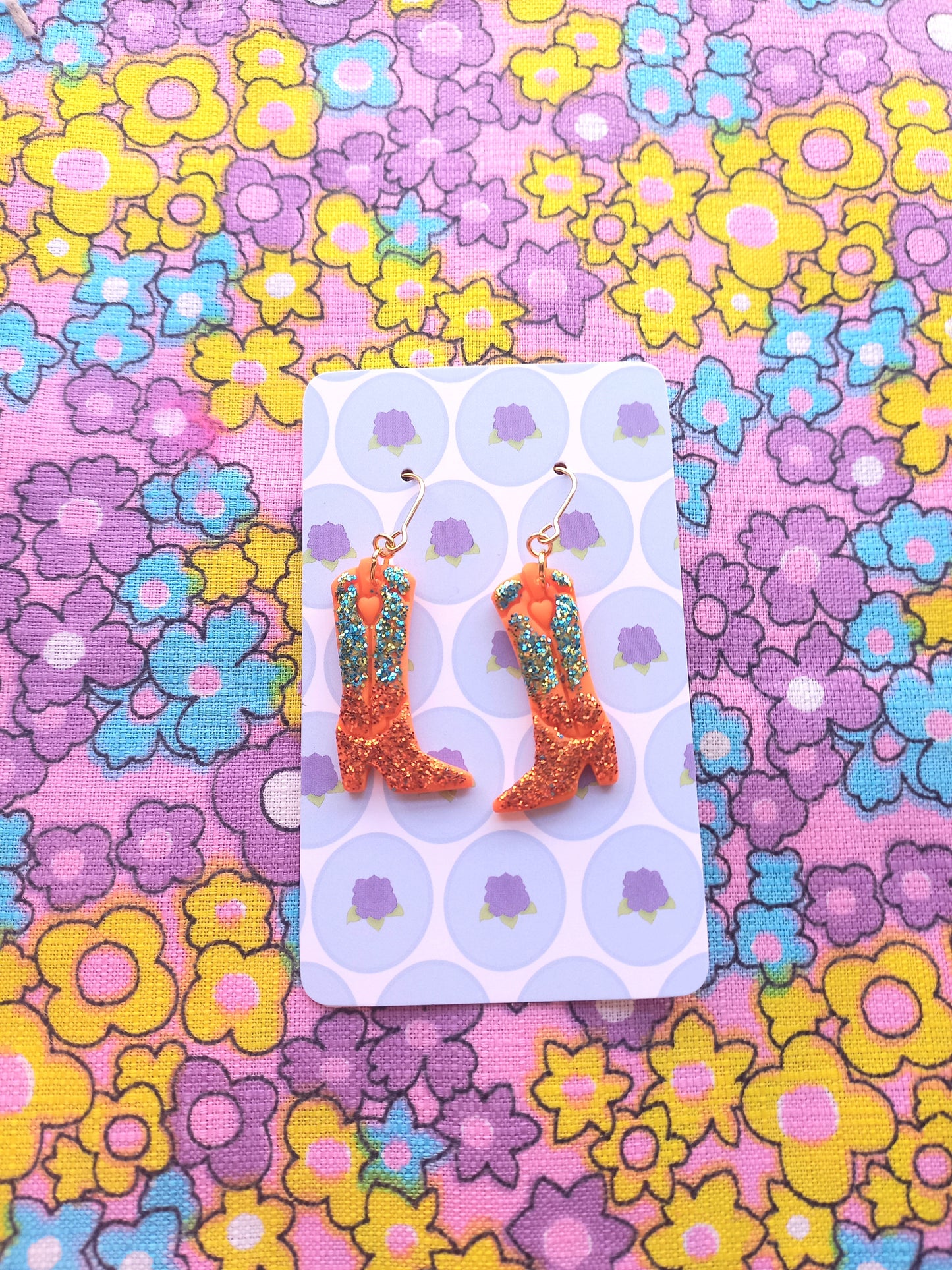 Glittery Boot Earrings | Taylor Inspired