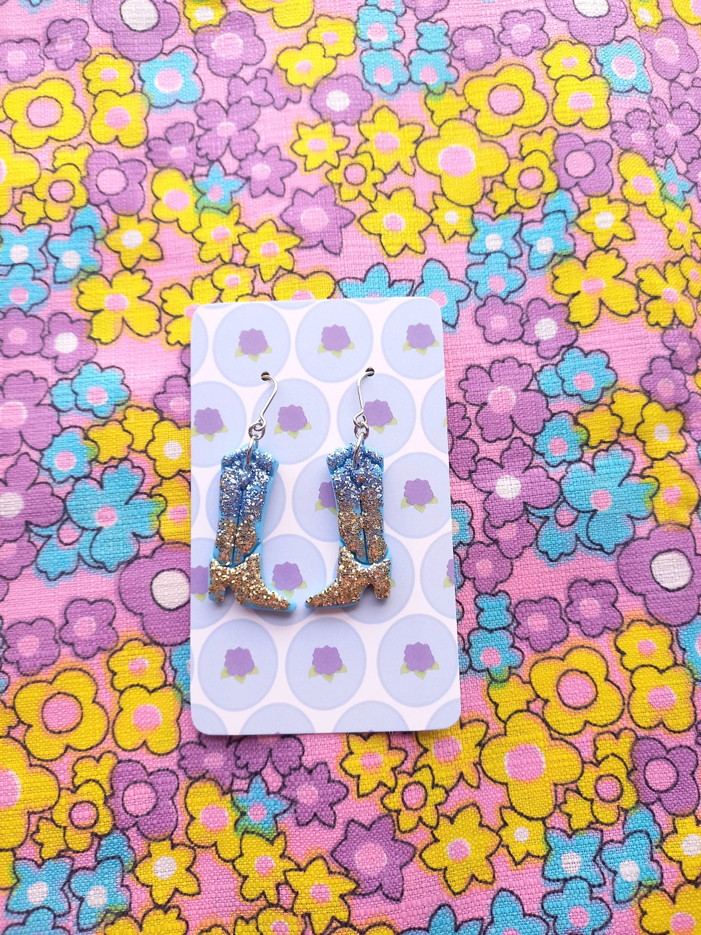 Glittery Boot Earrings | Taylor Inspired