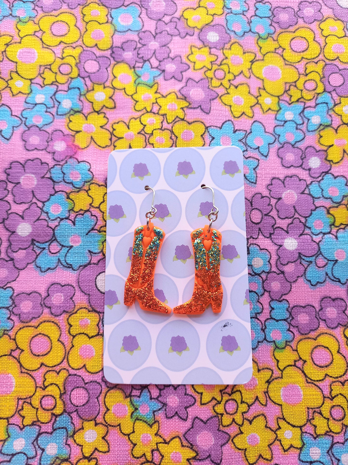 Glittery Boot Earrings | Taylor Inspired
