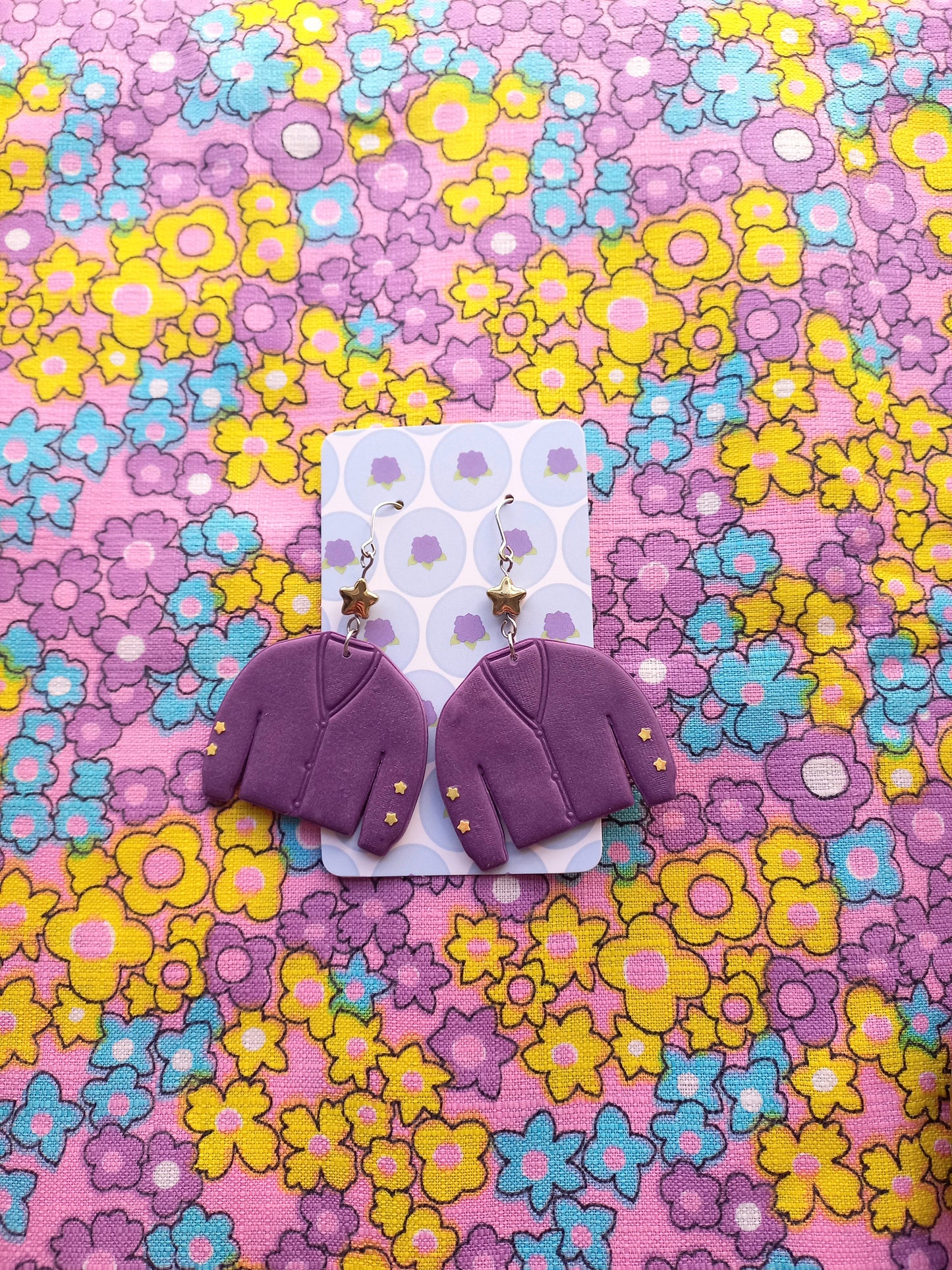 Cardigan Earrings | Taylor Inspired