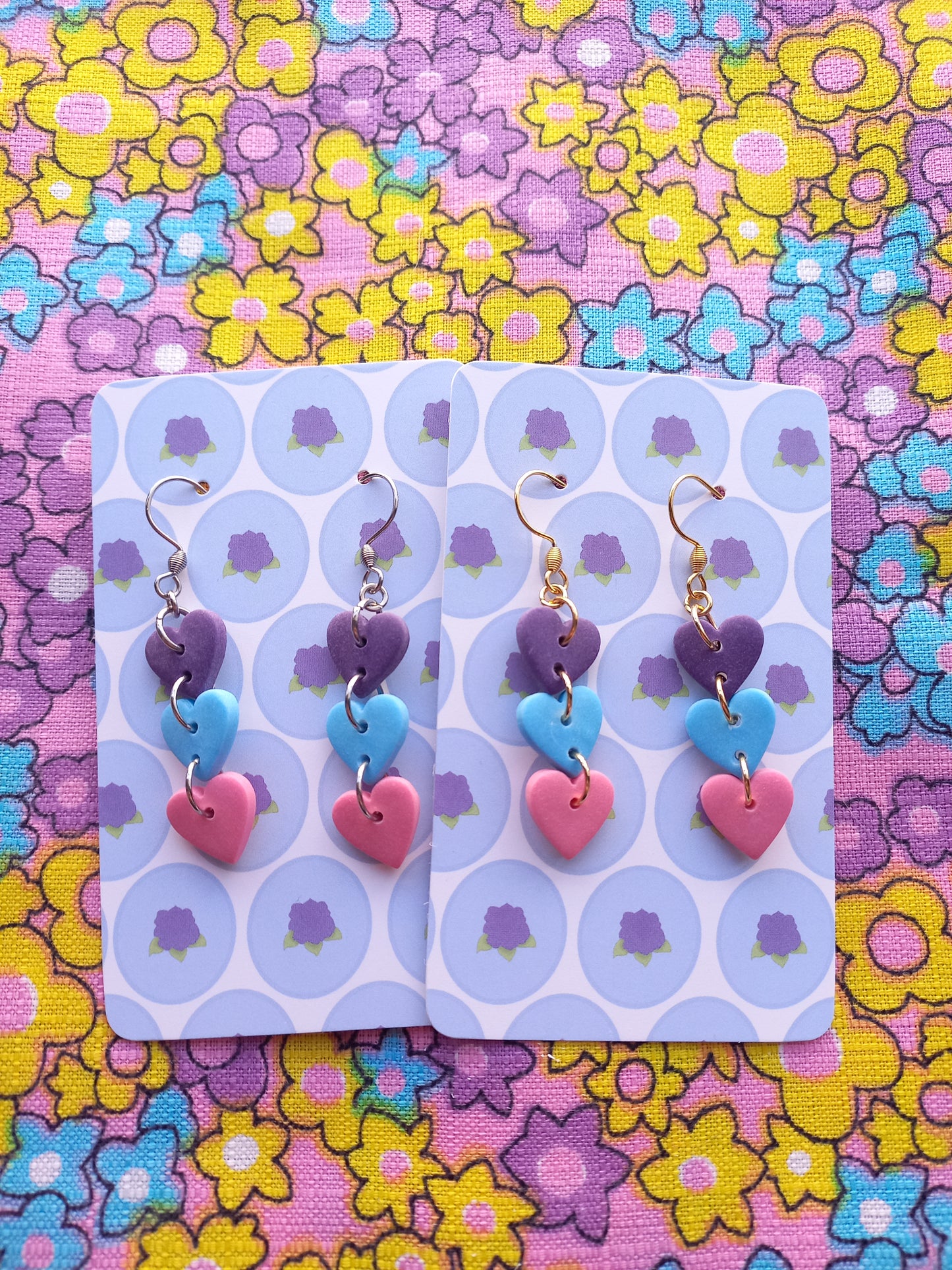 Tiered Heart Earrings | Taylor Inspired