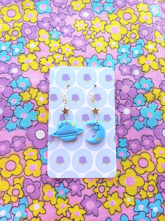Love you to the Moon & Saturn Earrings | Taylor Inspired