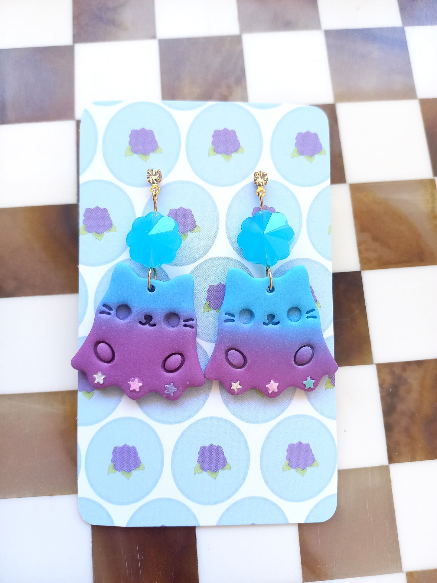 Whimsical Ghost Cats