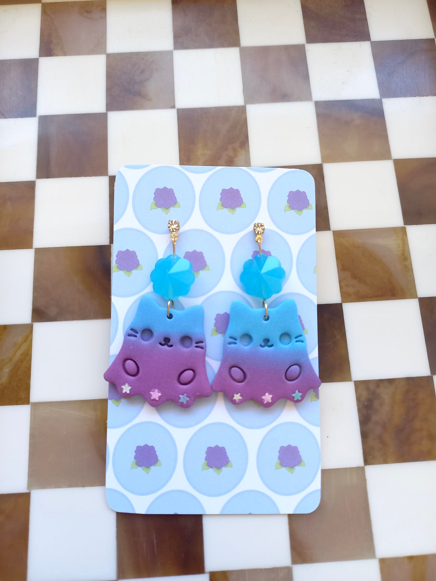 Whimsical Ghost Cats