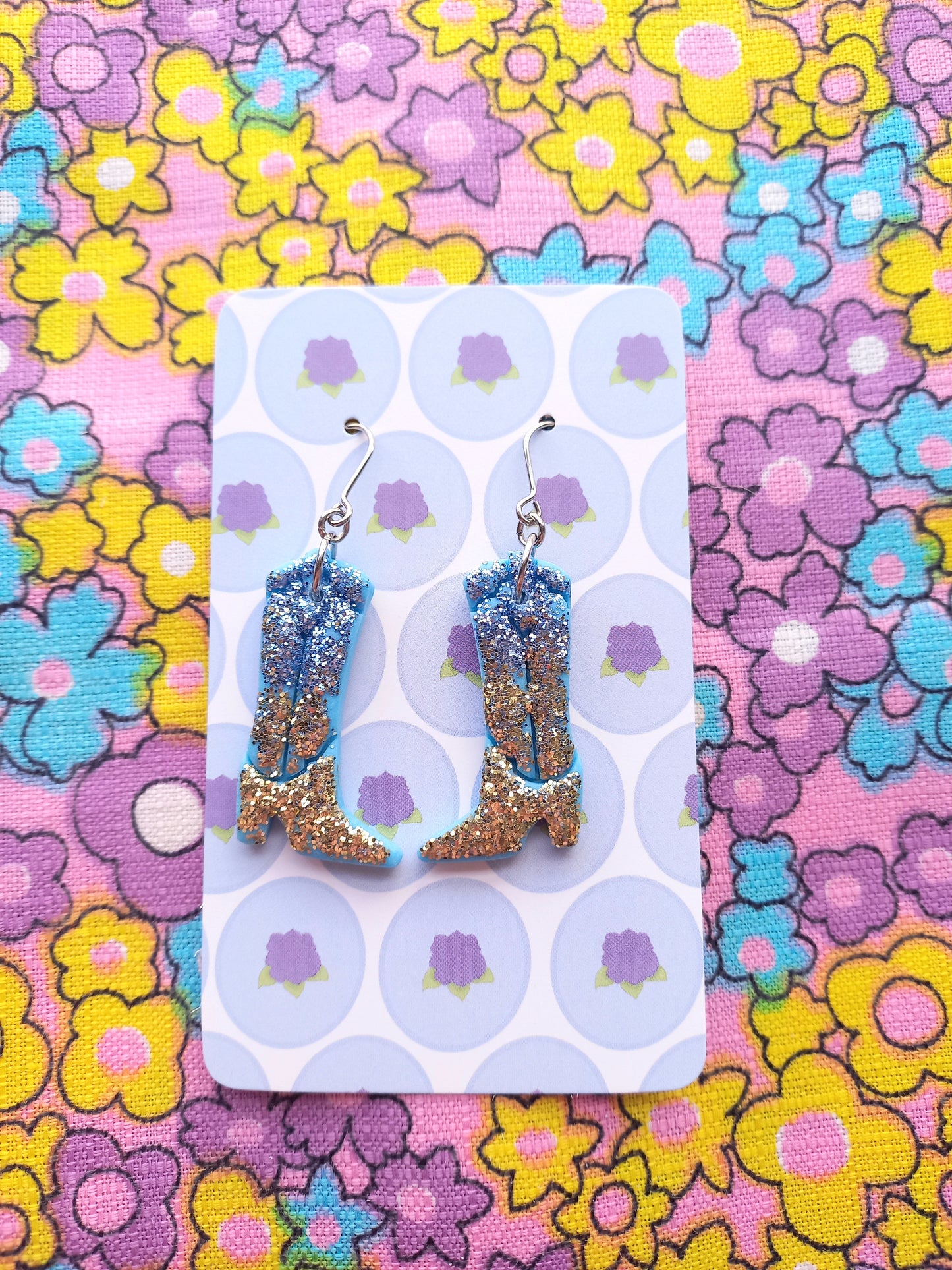Glittery Boot Earrings | Taylor Inspired