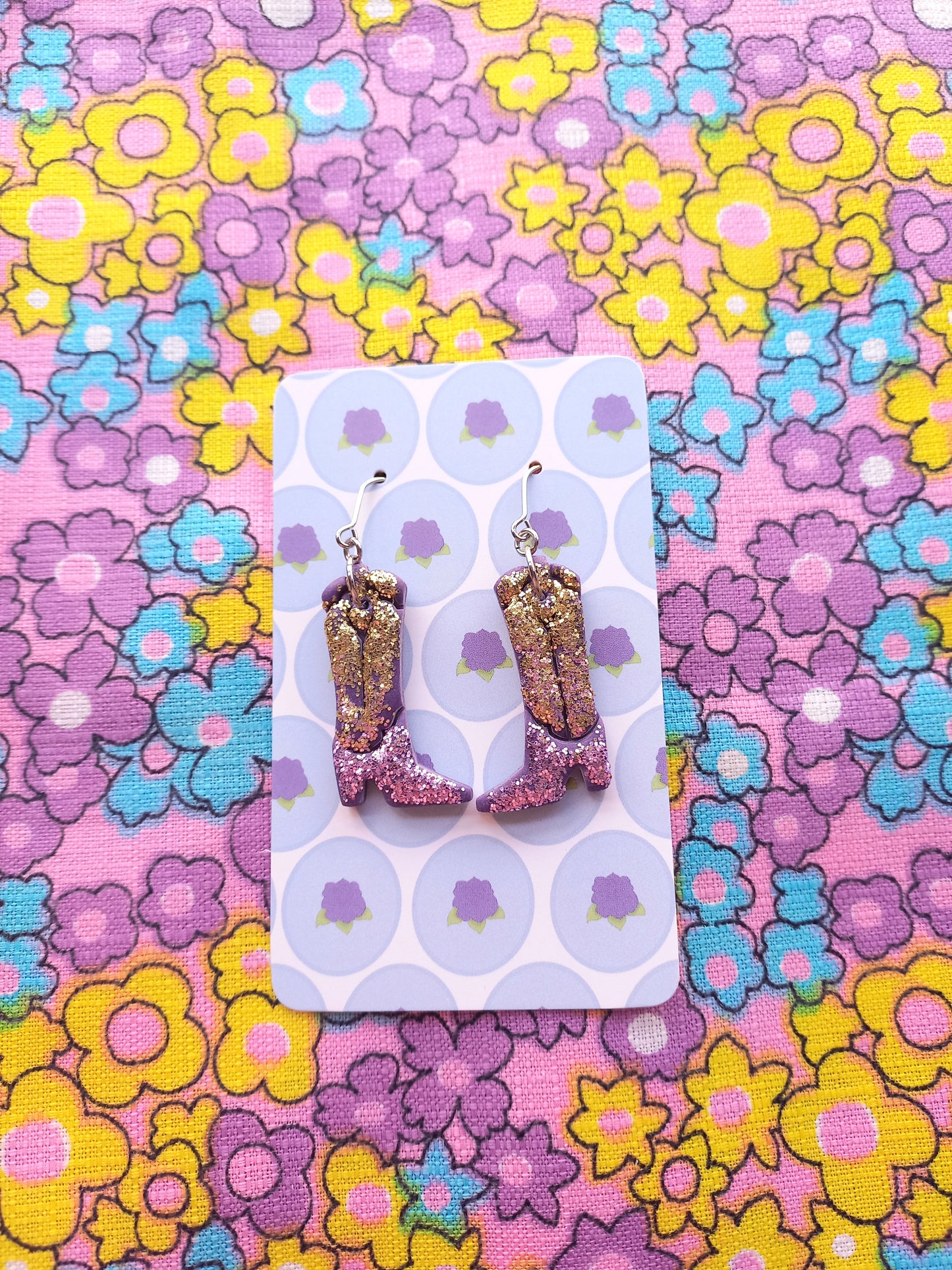Glittery Boot Earrings | Taylor Inspired