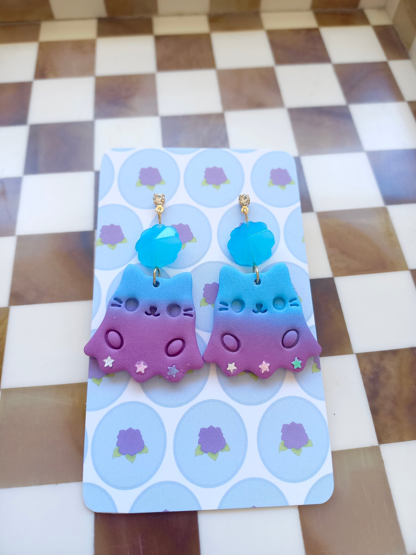 Whimsical Ghost Cats