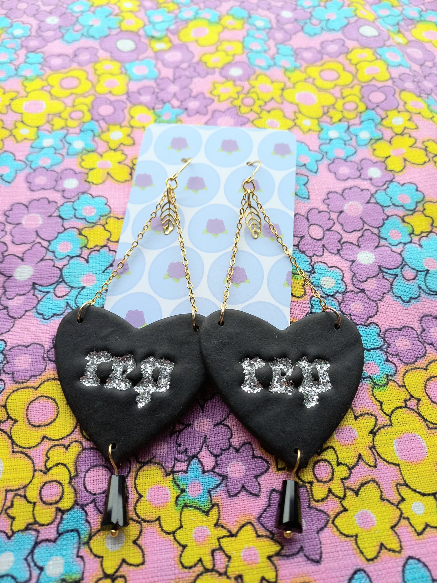 Reputation Heart Earrings | Taylor Inspired