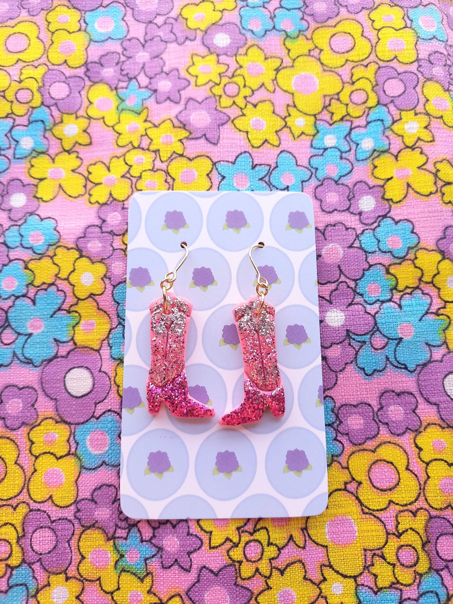 Glittery Boot Earrings | Taylor Inspired