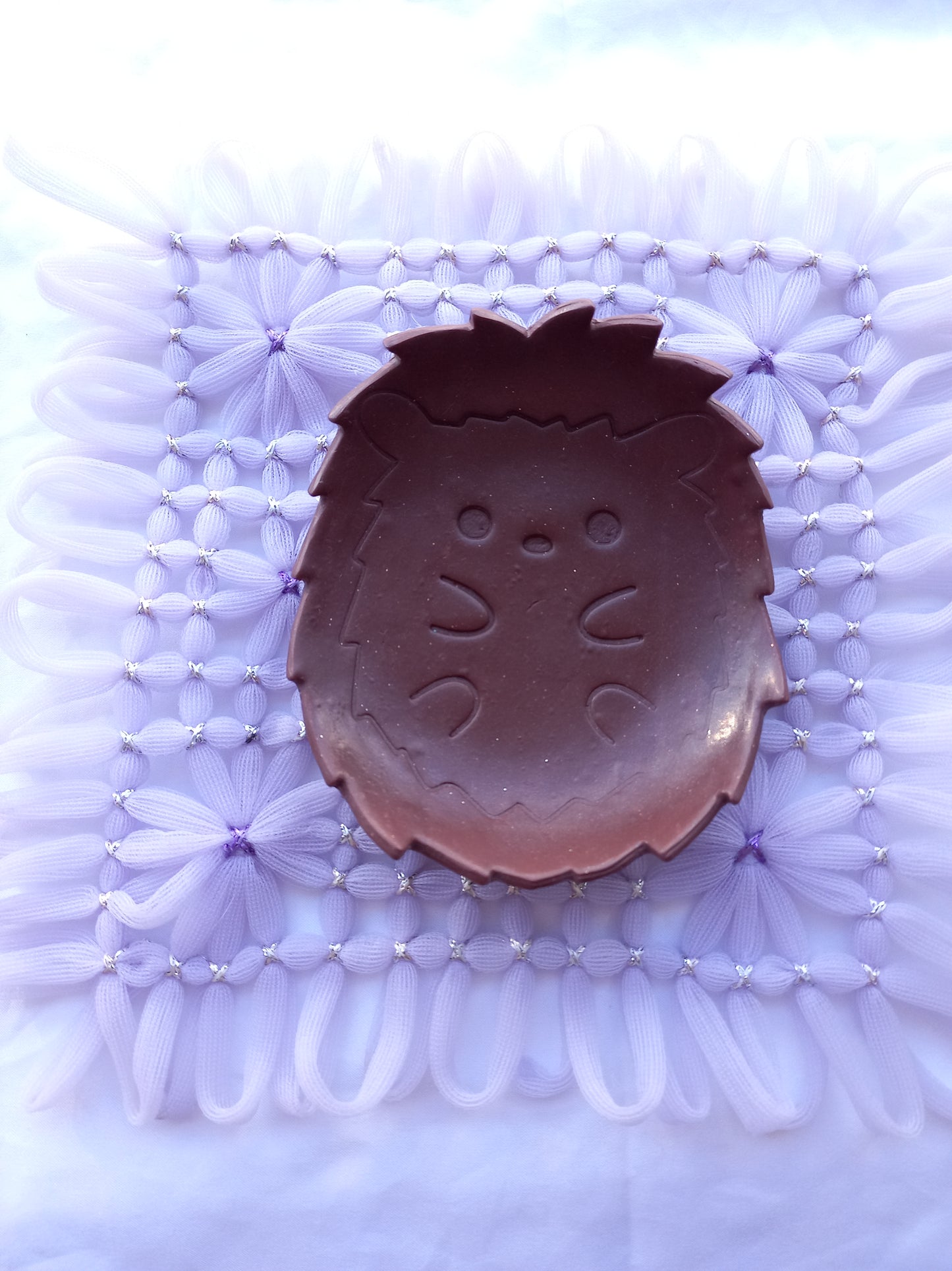 Brown Hedgehog Trinket Dish