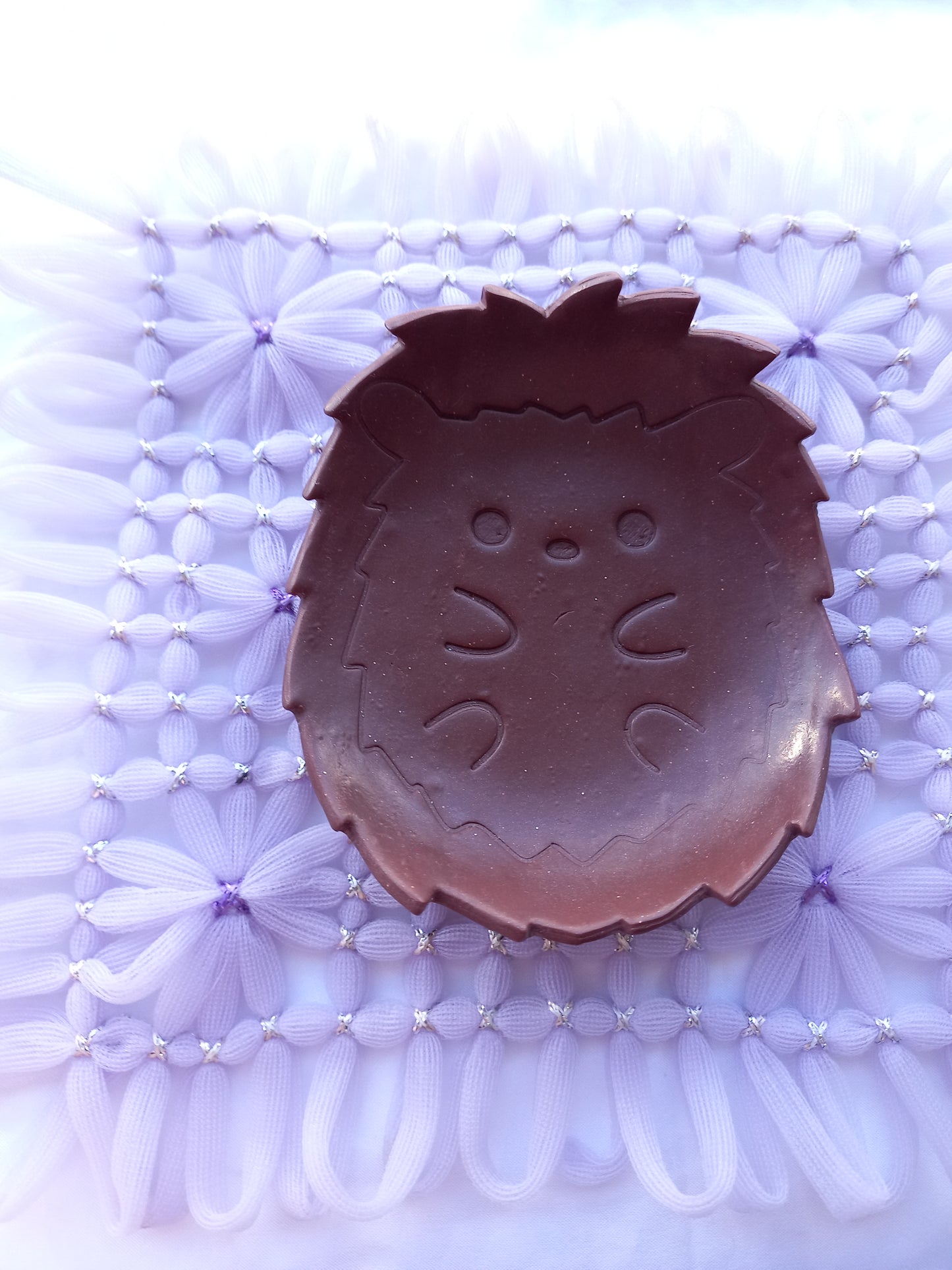 Brown Hedgehog Trinket Dish