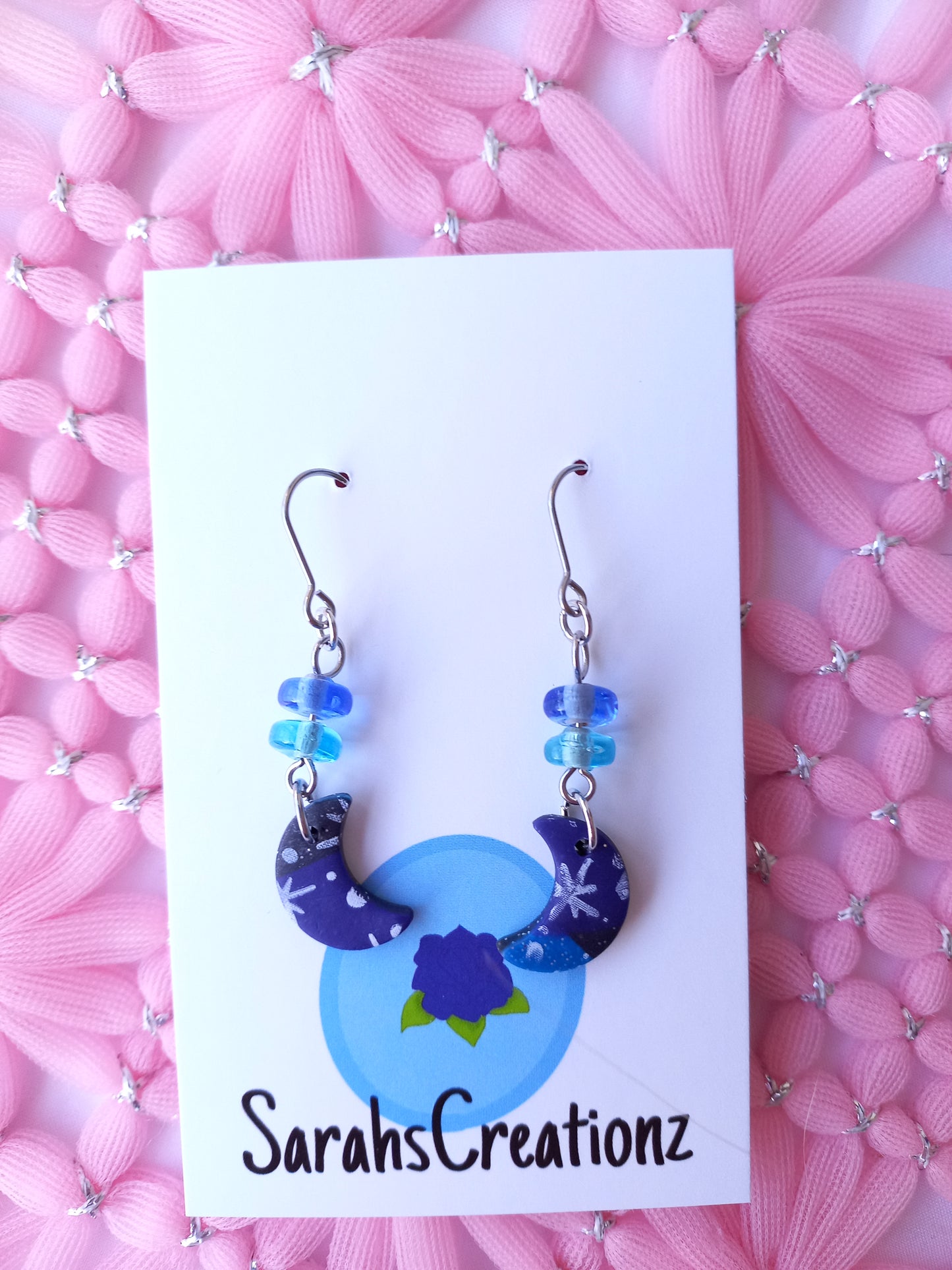 Mini Moon Earrings | Celestial Collection