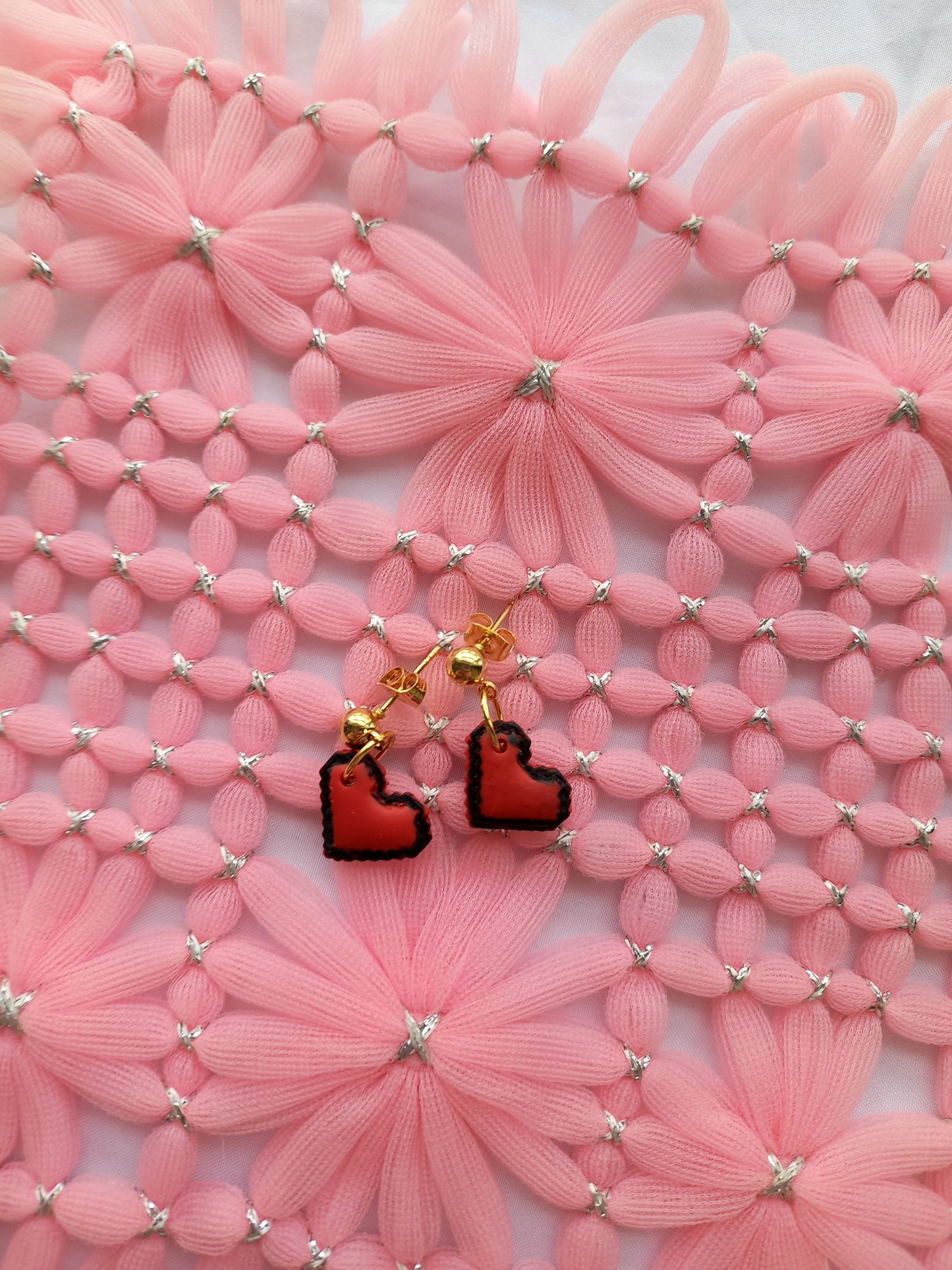 Pixel Heart Earrings | Gamers Collection