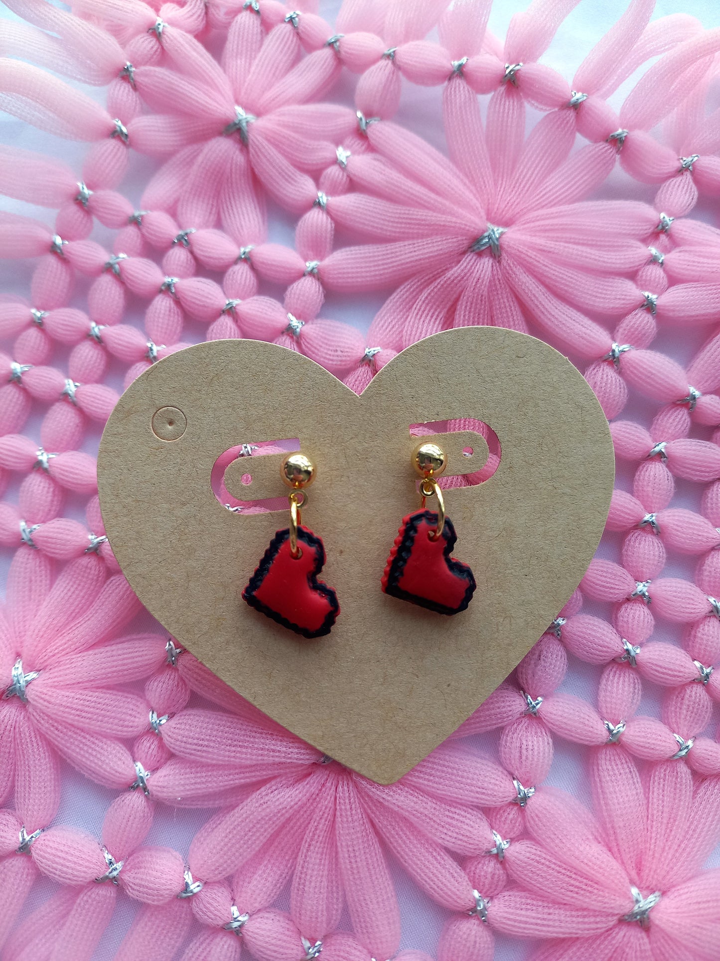 Pixel Heart Earrings | Gamers Collection