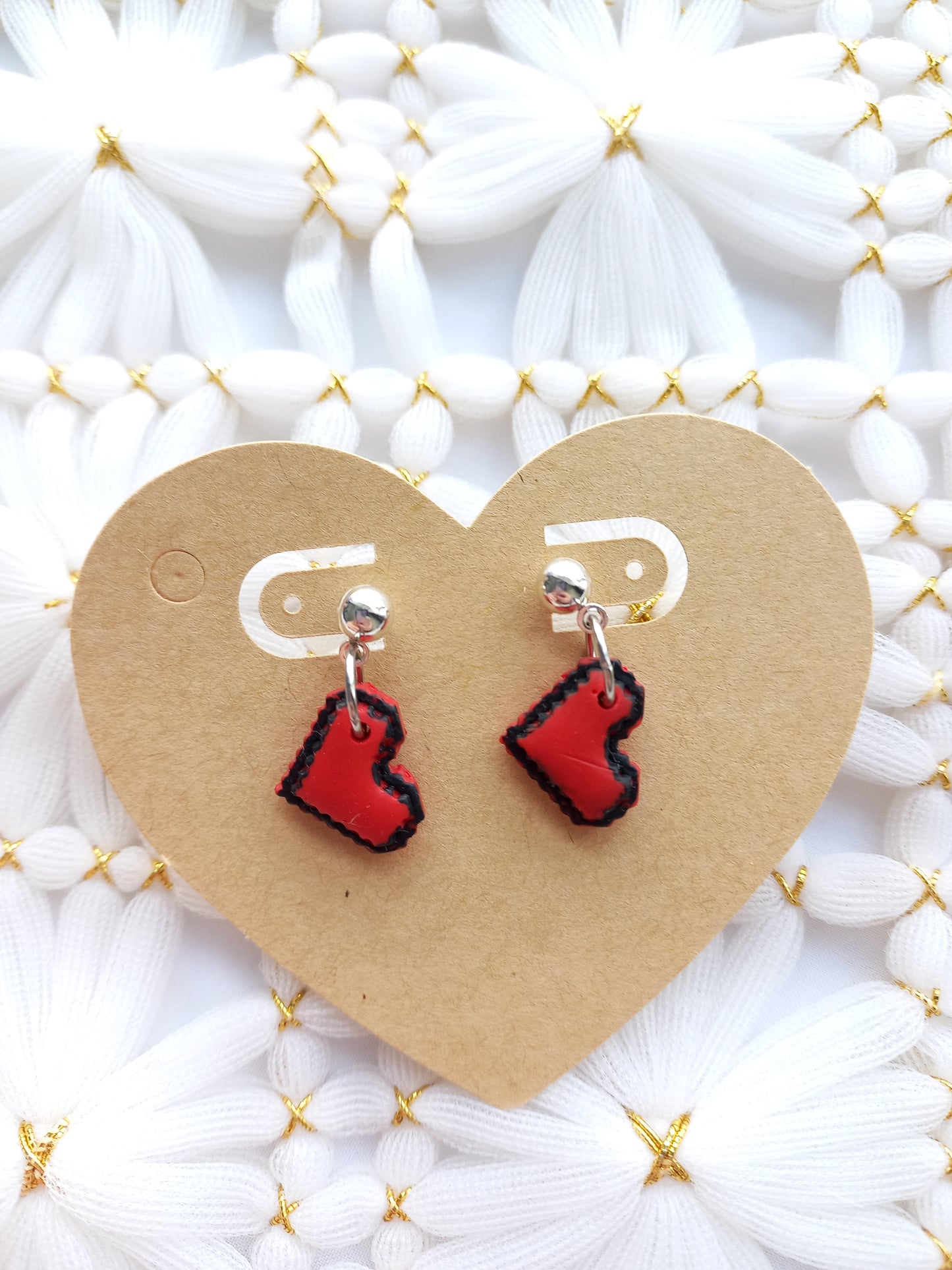 Pixel Heart Earrings | Gamers Collection