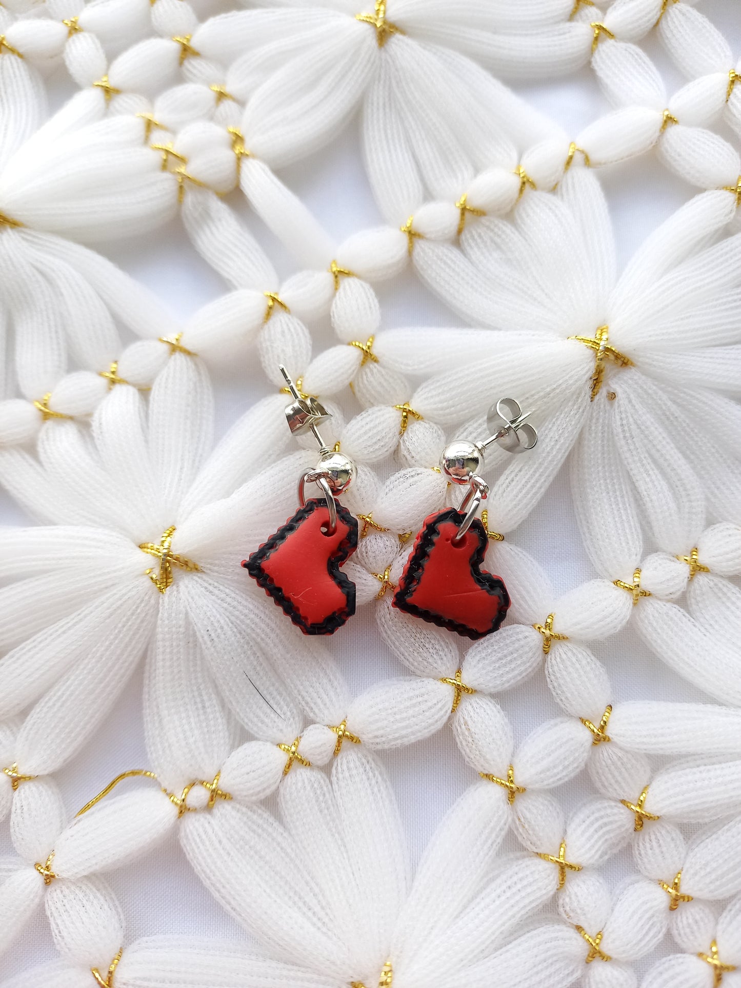 Pixel Heart Earrings | Gamers Collection