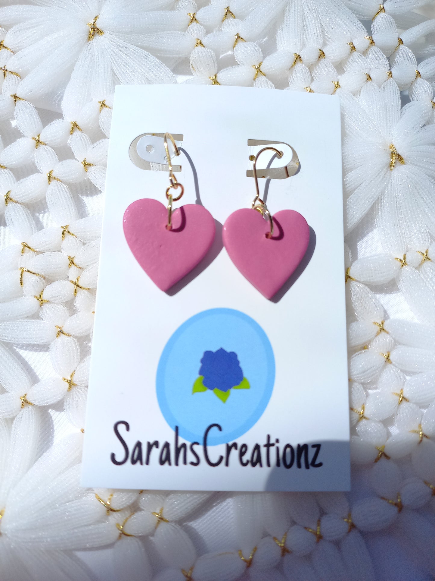 Pink Heart Earrings | Love Collection