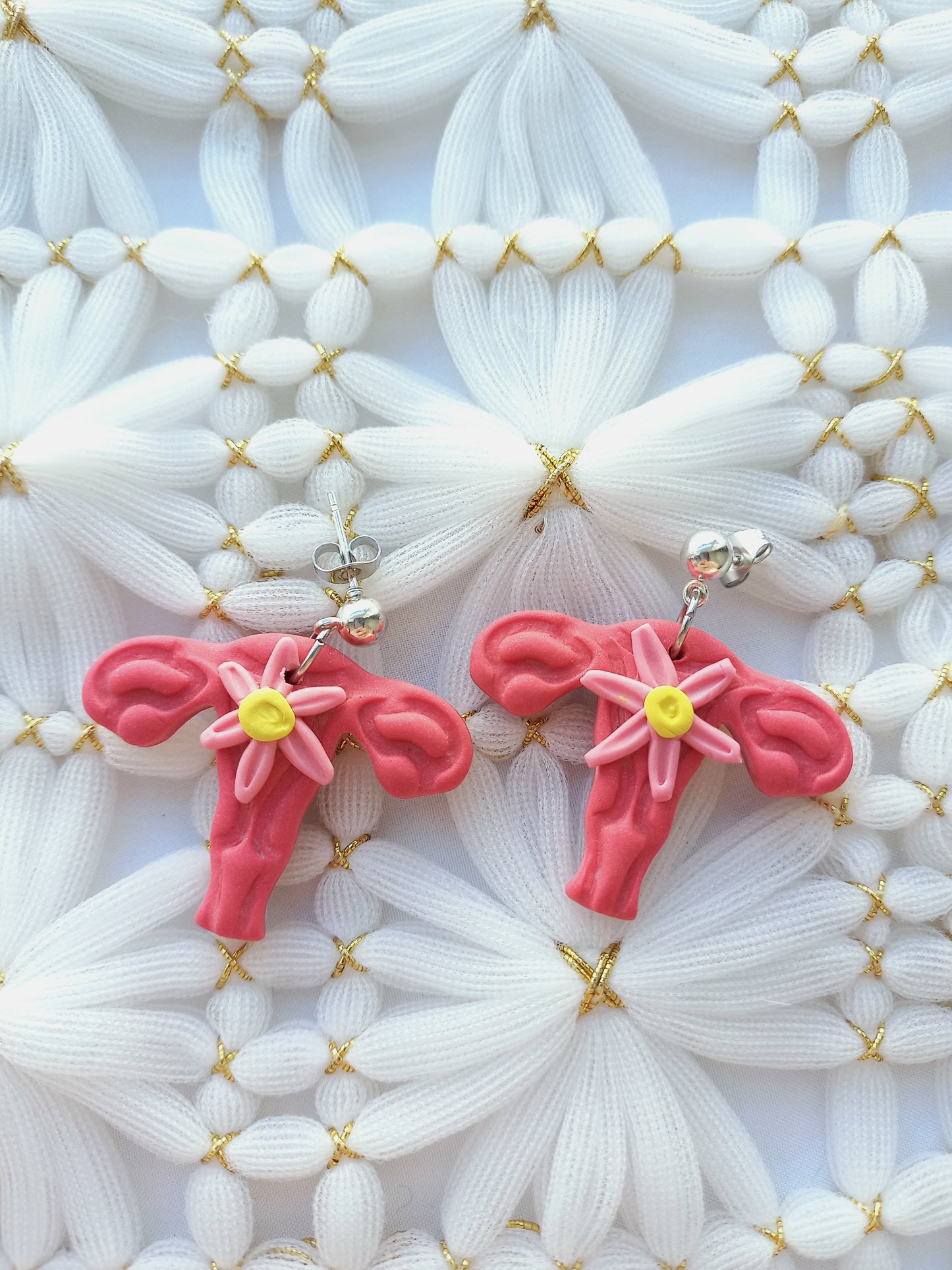Uterus Floral Earrings | Endometriosis Awareness